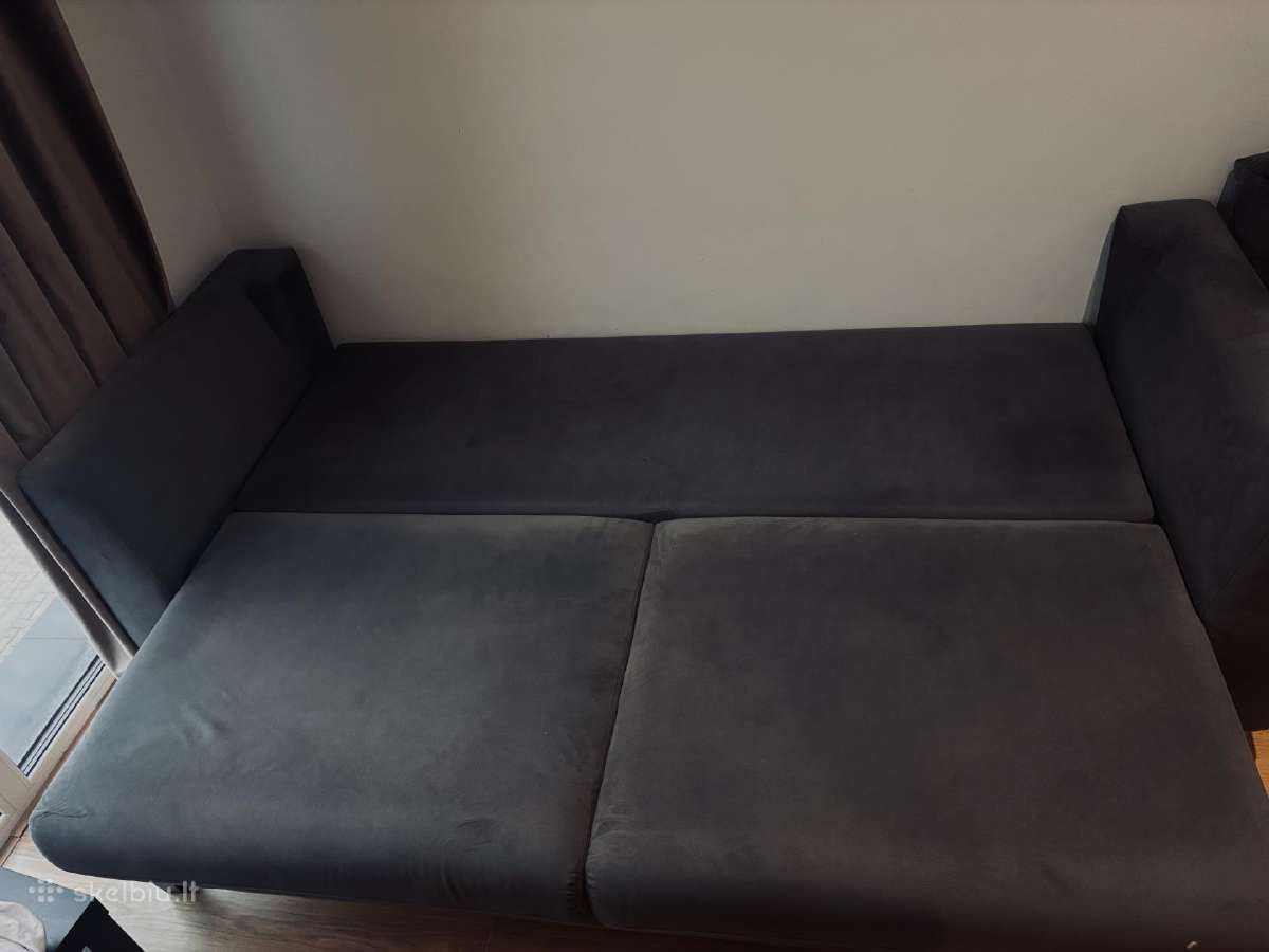 Tvarkinga ir patogi sofa-lova su patalynės dėže - nuotraukos Nr. 2