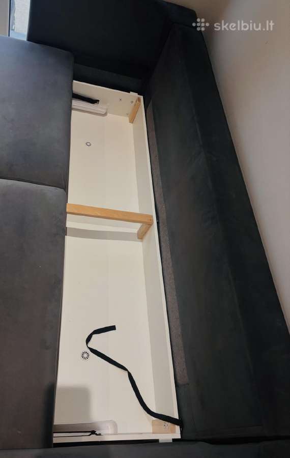 Tvarkinga ir patogi sofa-lova su patalynės dėže - nuotraukos Nr. 3
