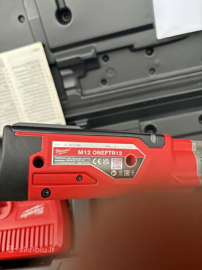Milwaukee M12 oneftr12 terkšlė nauja - nuotraukos Nr. 6