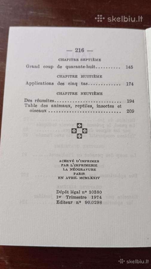 Kortos Grand Jeu de Mlle Lenorma(1974 m. original) - nuotraukos Nr. 7