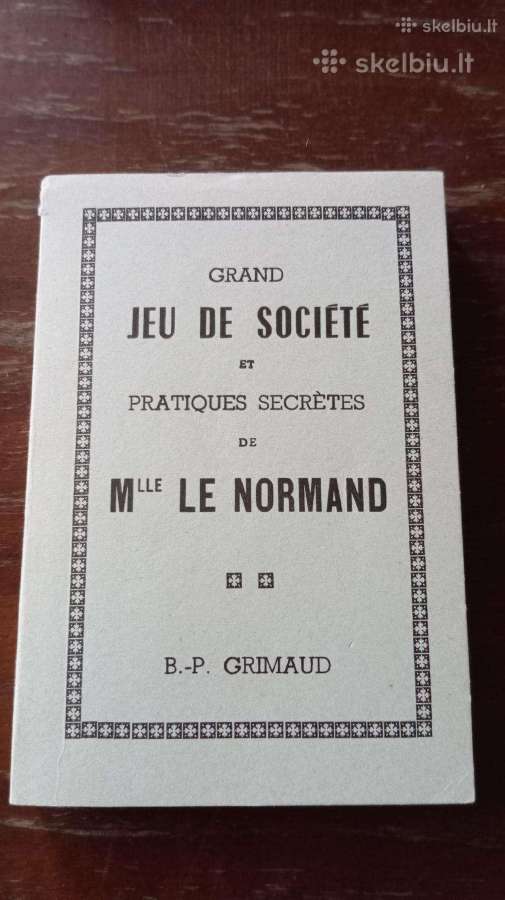 Kortos Grand Jeu de Mlle Lenorma(1974 m. original) - nuotraukos Nr. 12