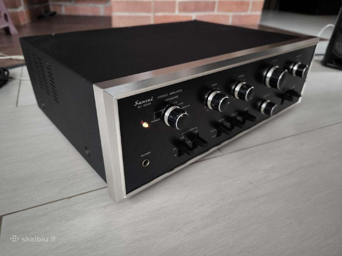 Sansui Au-6500 stiprintuvas - nuotraukos Nr. 3