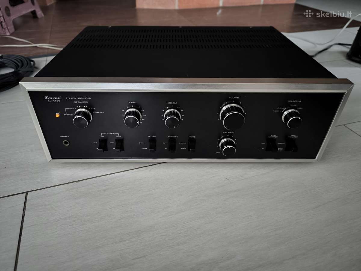 Sansui Au-6500 stiprintuvas - nuotraukos Nr. 5