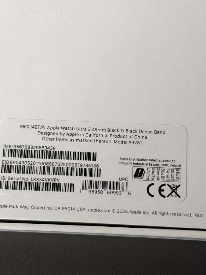 Apple Watch Ultra 3 - nuotraukos Nr. 3