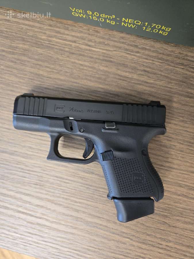 Parduodams Glock 26 Gen 5 FS - nuotraukos Nr. 3