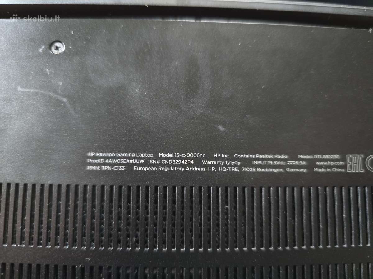 Hp Pavilion Gaming 15 - nuotraukos Nr. 5