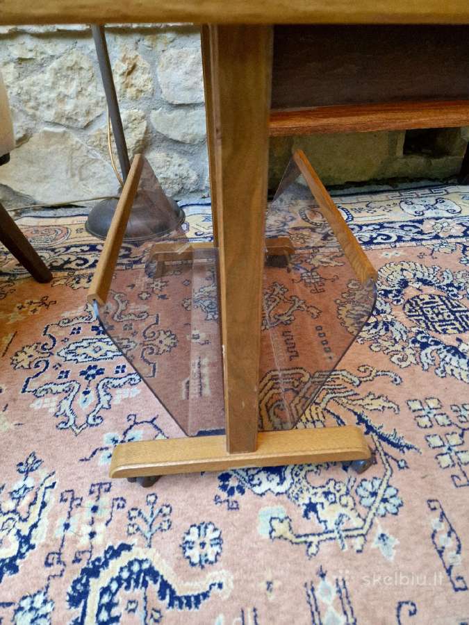 Vintažinis mid century staliukas/laikraštinė - nuotraukos Nr. 2