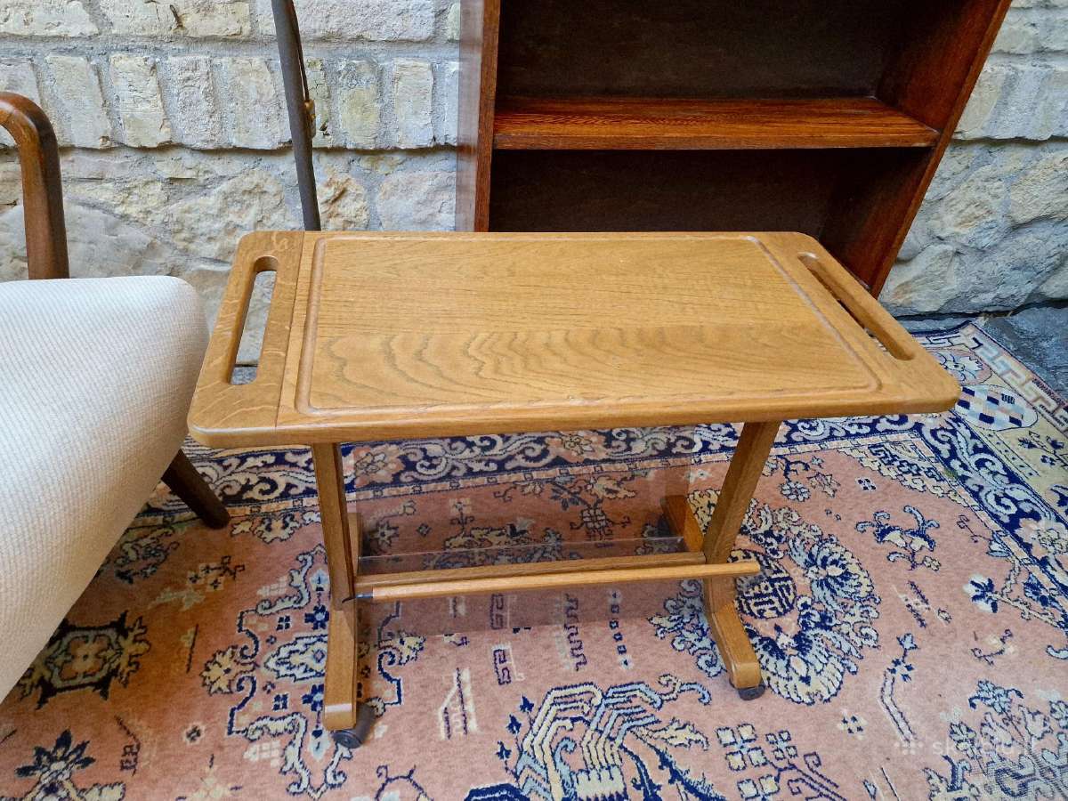Vintažinis mid century staliukas/laikraštinė - nuotraukos Nr. 8