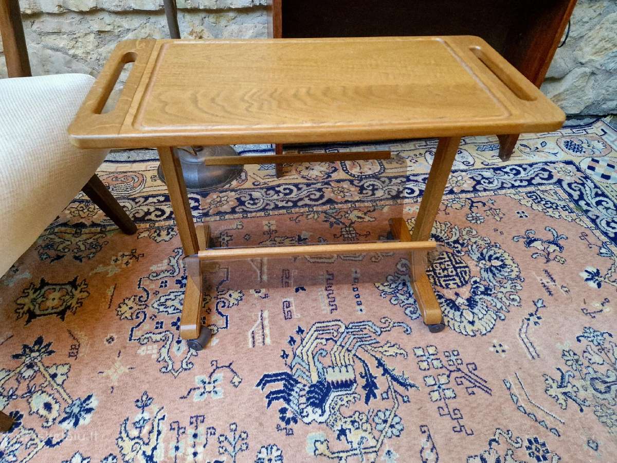 Vintažinis mid century staliukas/laikraštinė - nuotraukos Nr. 11