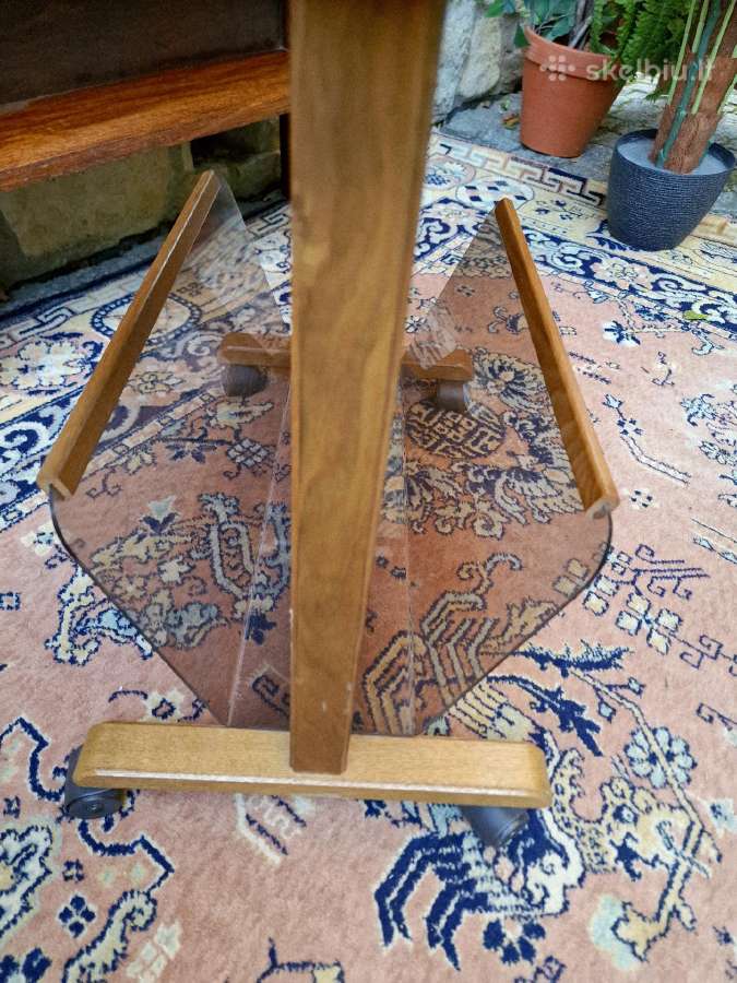 Vintažinis mid century staliukas/laikraštinė - nuotraukos Nr. 15