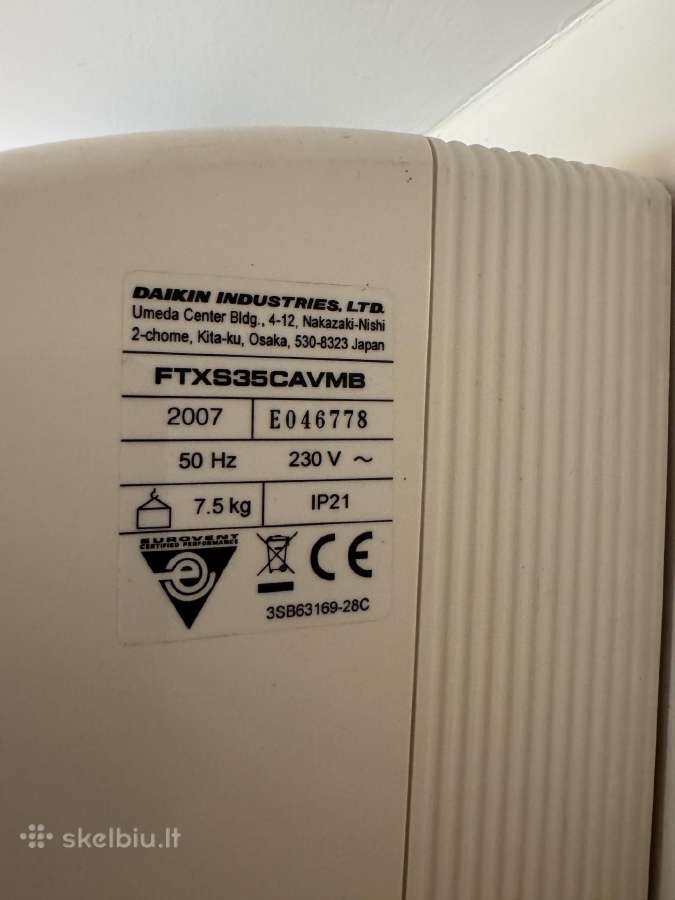 2 Daikin inverteriniai kondicionieriai Š siurbliai - nuotraukos Nr. 3