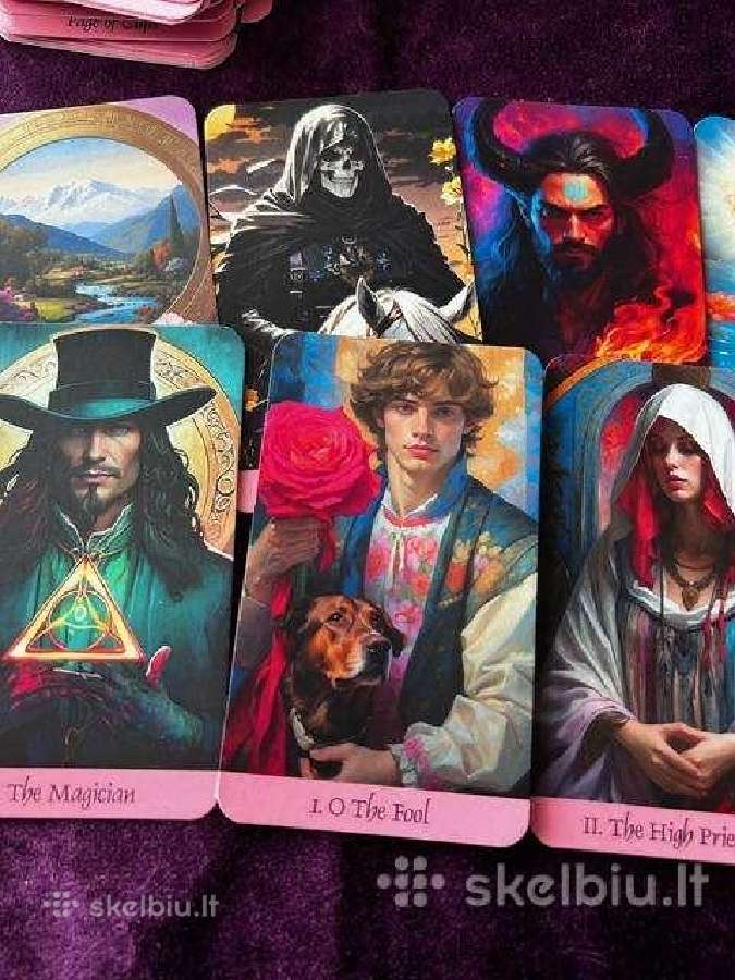 Taro kortos Soliari Tarot - nuotraukos Nr. 5