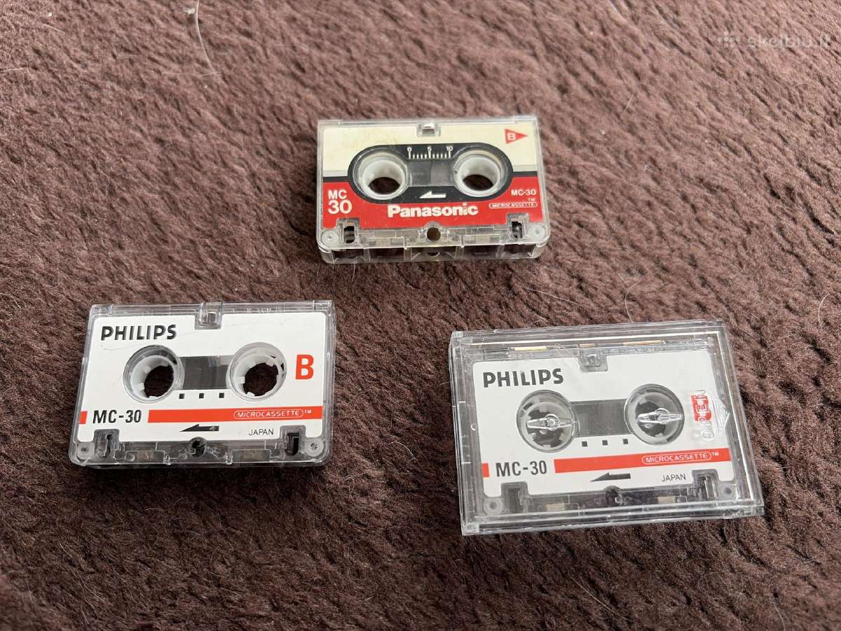 Varikliukai, micro audio kasetės mechanizmas, kase - nuotraukos Nr. 6