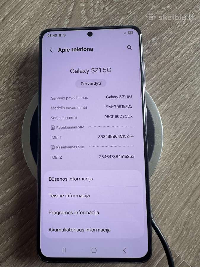 Samsung Galaxy S21 5G 256gb - nuotraukos Nr. 4