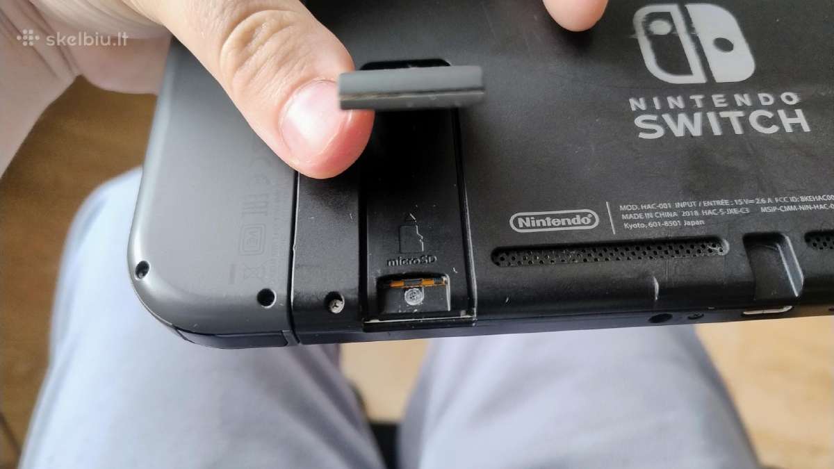 Nintendo Switch v1 su visais priedaia + Totk - nuotraukos Nr. 5