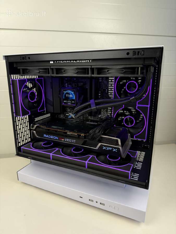Stacionarus Žaidimų Pc Ryzen 7 5800x3d Rx 6900xt ! - nuotraukos Nr. 4