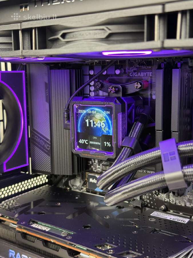 Stacionarus Žaidimų Pc Ryzen 7 5800x3d Rx 6900xt ! - nuotraukos Nr. 6