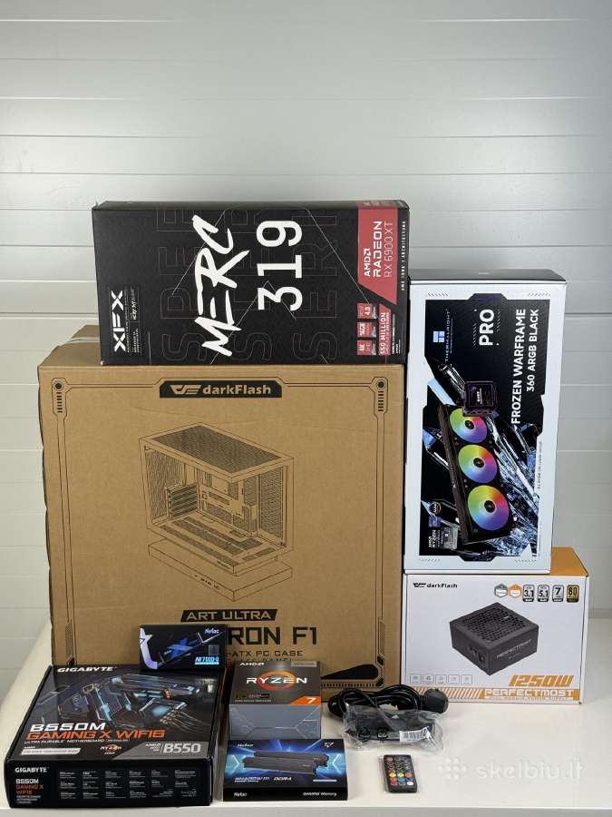 Stacionarus Žaidimų Pc Ryzen 7 5800x3d Rx 6900xt ! - nuotraukos Nr. 18
