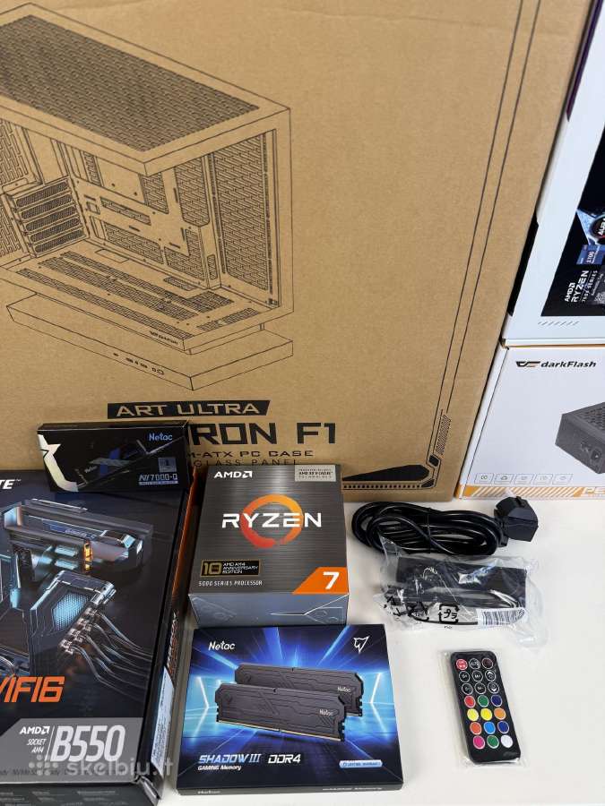 Stacionarus Žaidimų Pc Ryzen 7 5800x3d Rx 6900xt ! - nuotraukos Nr. 19
