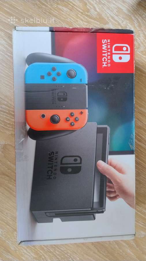 Nintendo Switch v1 su visais priedaia + Totk - nuotraukos Nr. 14