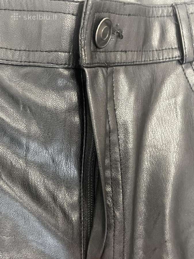 Zara juodas odos imitacijos komplektas - nuotraukos Nr. 5