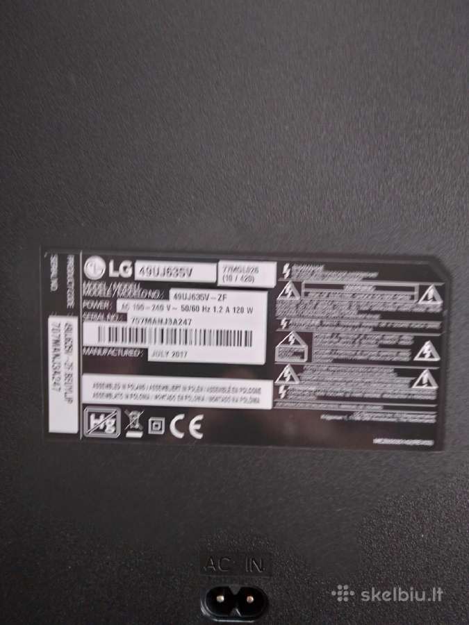 LG 49uj635v duzes - nuotraukos Nr. 2