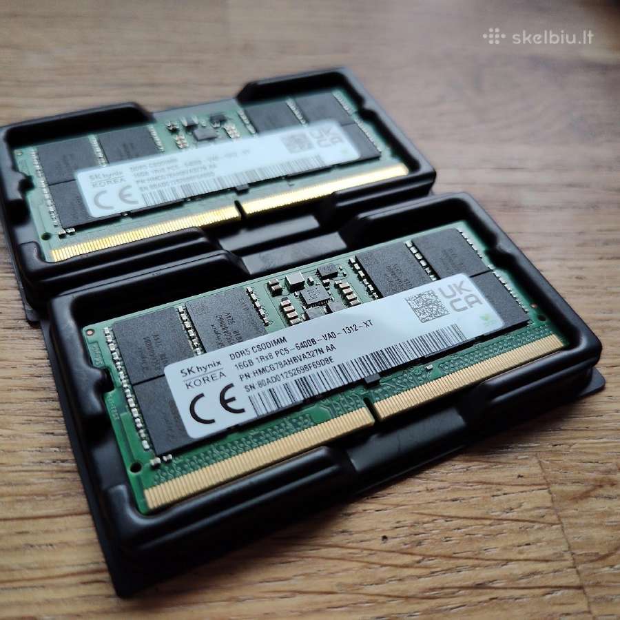 2x16gb Ddr5-6400 Cso-dimm - nuotraukos Nr. 2