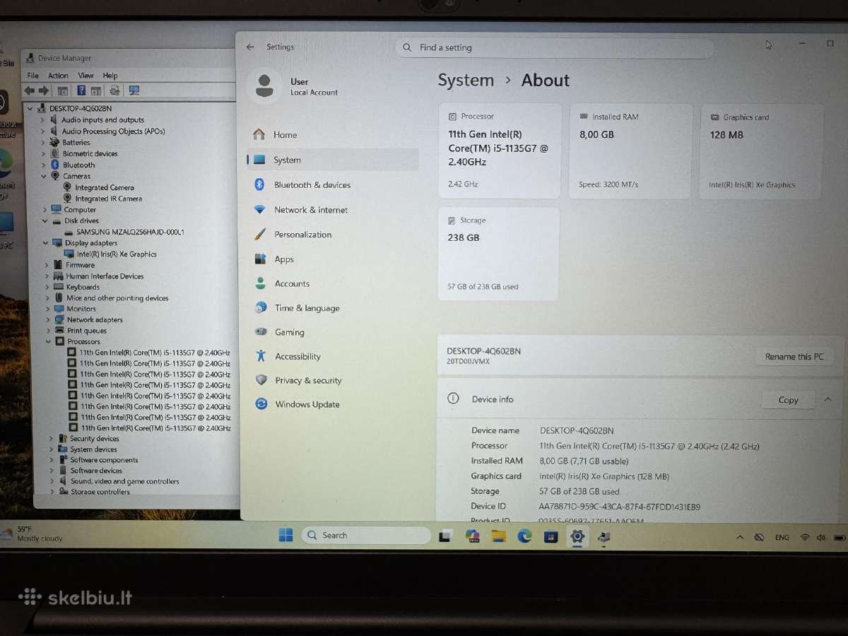 Lenovo Thinkpad E15 G2 - nuotraukos Nr. 5