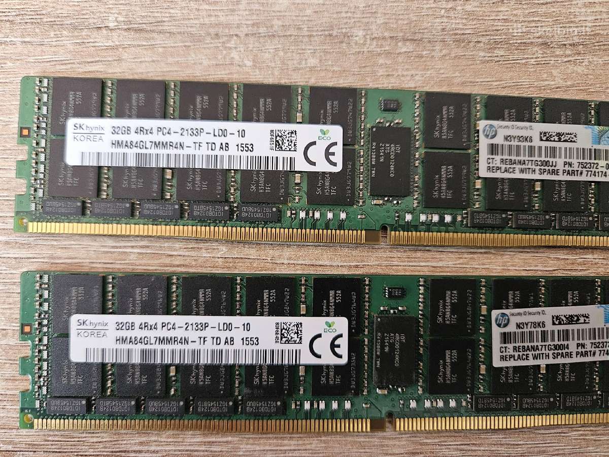 32gb Ddr4 Reg Ecc Dimm - nuotraukos Nr. 2