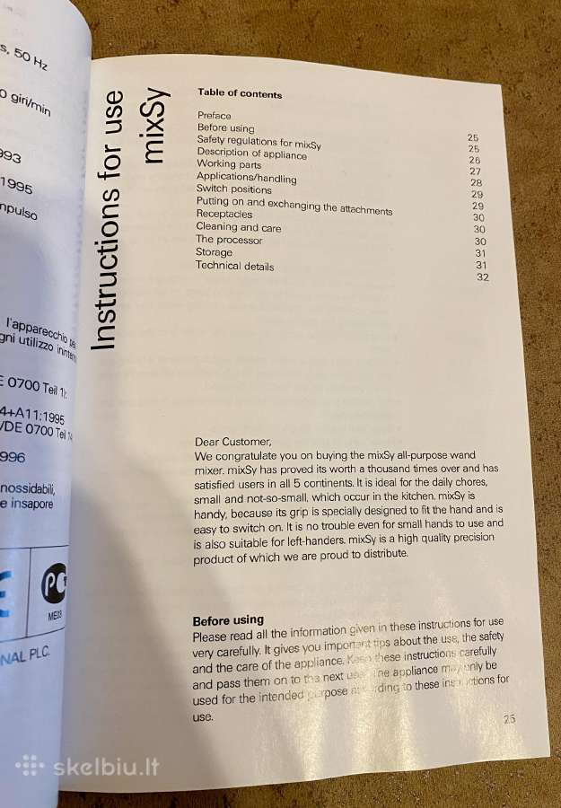 Zepter Mixsy universalus maisto smulkintuvas - nuotraukos Nr. 11