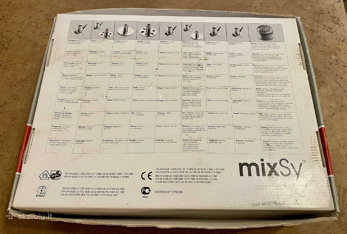 Zepter Mixsy universalus maisto smulkintuvas - nuotraukos Nr. 15