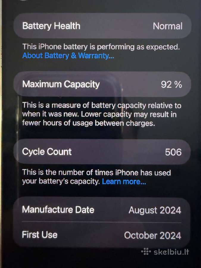 iPhone 16 Pro Max 512gb - Desert Titanium - nuotraukos Nr. 6