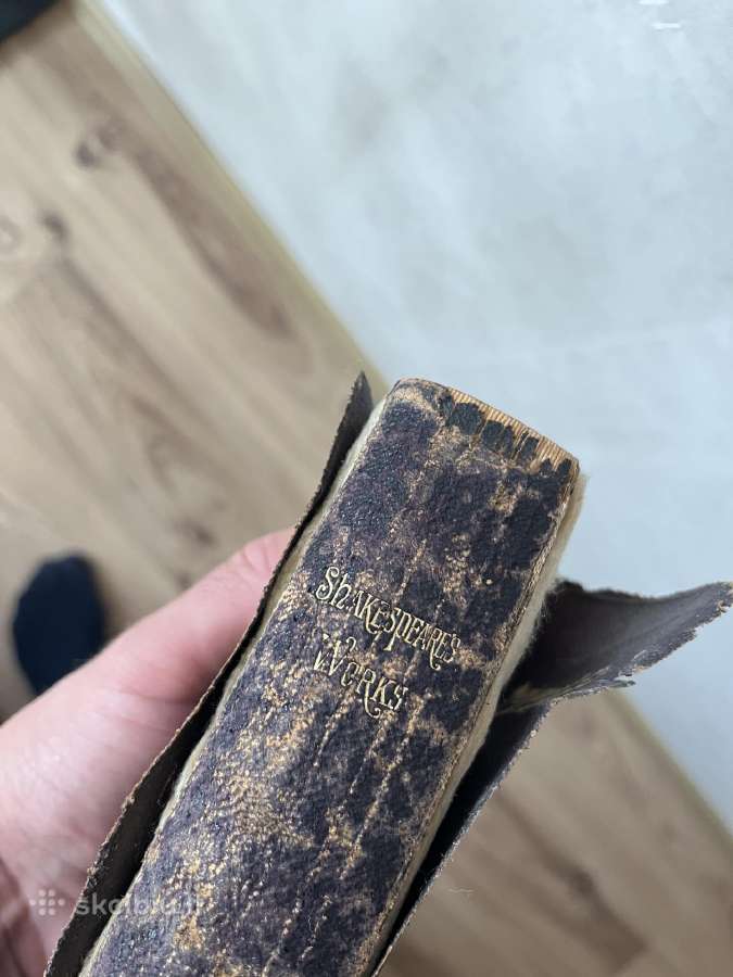 Antikvarinė knyga Sheakspeare works London - nuotraukos Nr. 6