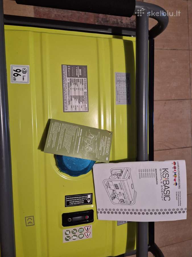 K&s Basic Ksb 6500ce benzininis generatorius 5 Kw - nuotraukos Nr. 4