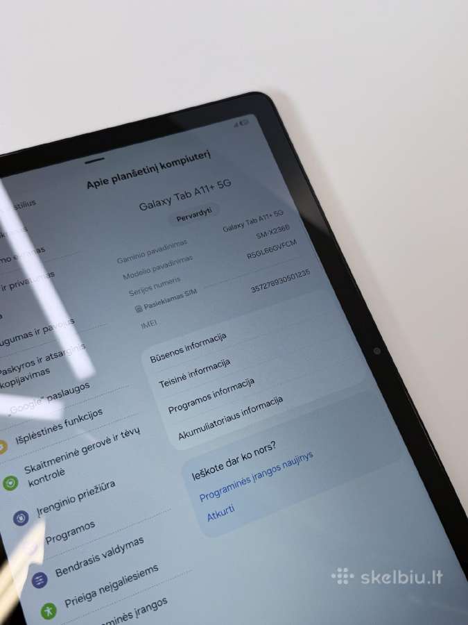 Samsung Tab A11+ 5G - nuotraukos Nr. 5