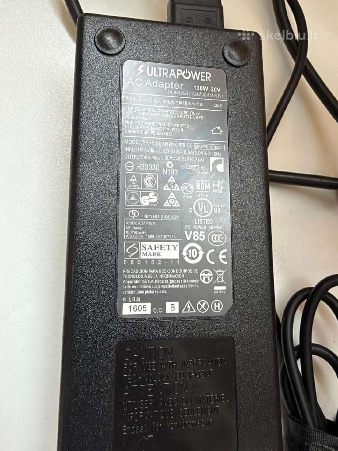 Lenovo Thinkpad Thunderbolt 3 gen 1 krovimo stot. - nuotraukos Nr. 5