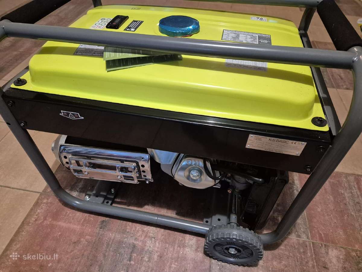 K&s Basic Ksb 6500ce benzininis generatorius 5 Kw - nuotraukos Nr. 6