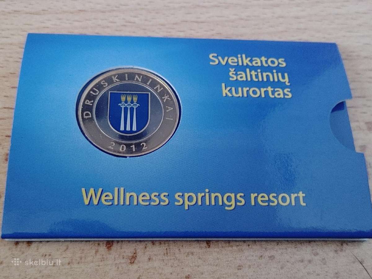 2012m 2 litai Lietuvos kurortams - Proof -spalvoti - nuotraukos Nr. 7