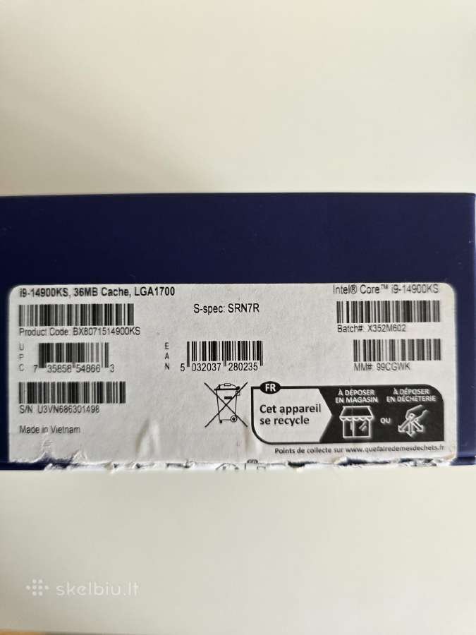 Intel Core i9-14900ks Special Edition - nuotraukos Nr. 2