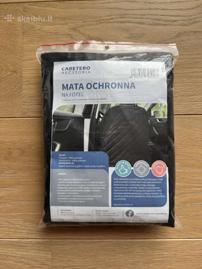 Automobilinės sėdynės apsauga Caretero - nuotraukos Nr. 4