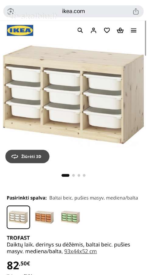 Ikea trofast lentyna su dėžėmis - nuotraukos Nr. 5