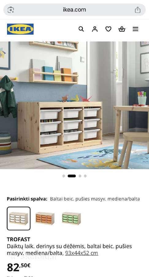 Ikea trofast lentyna su dėžėmis - nuotraukos Nr. 6