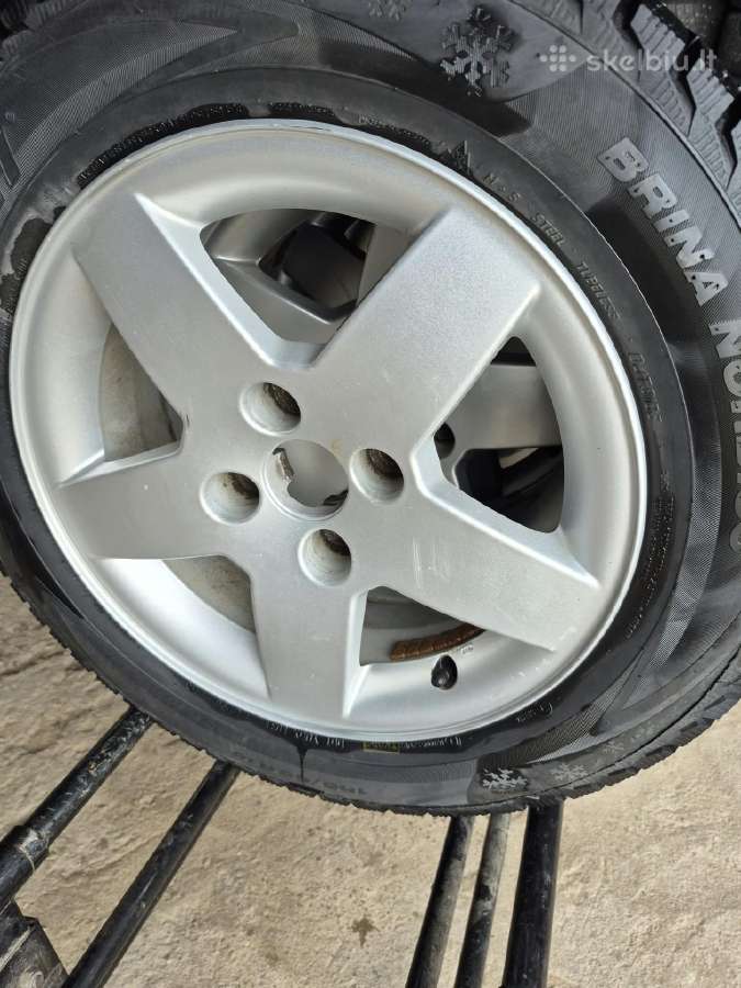 Peugeot r15 diskai su gerom zieminem padangom - nuotraukos Nr. 5