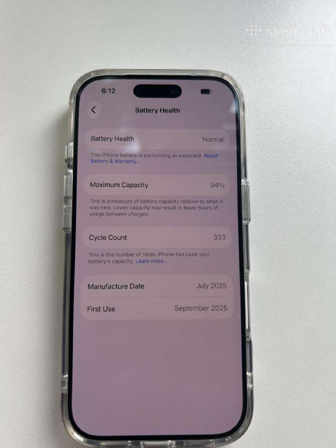 iPhone 17 pro 512gb deep blue - nuotraukos Nr. 2