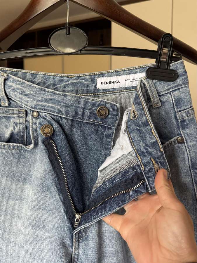 Bershka džinsai susiaustu juosmeniu 36 dydis - nuotraukos Nr. 8