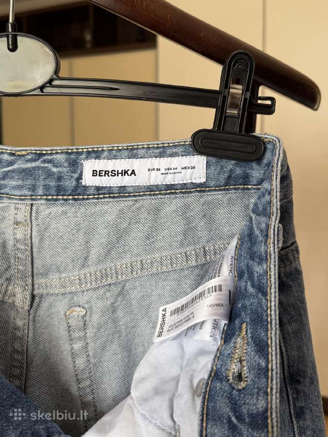 Bershka džinsai susiaustu juosmeniu 36 dydis - nuotraukos Nr. 9