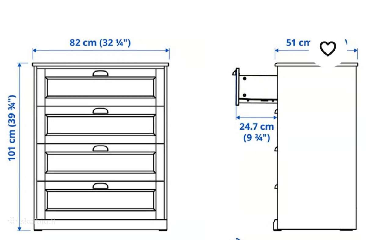Ikea komoda - nuotraukos Nr. 6