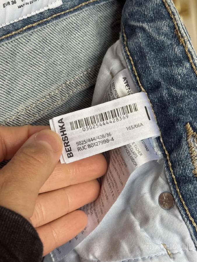 Bershka džinsai susiaustu juosmeniu 36 dydis - nuotraukos Nr. 11