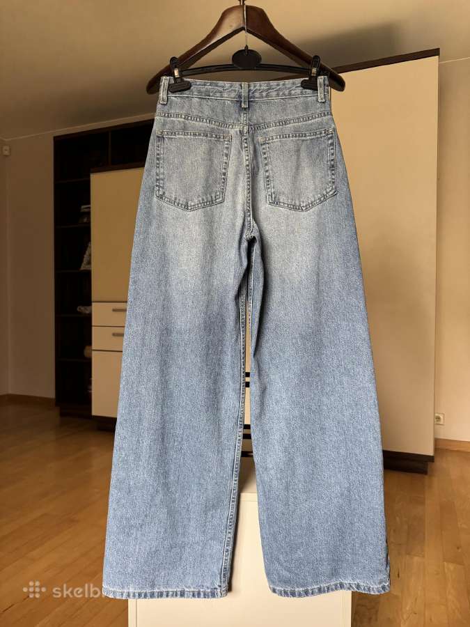 Bershka džinsai susiaustu juosmeniu 36 dydis - nuotraukos Nr. 18