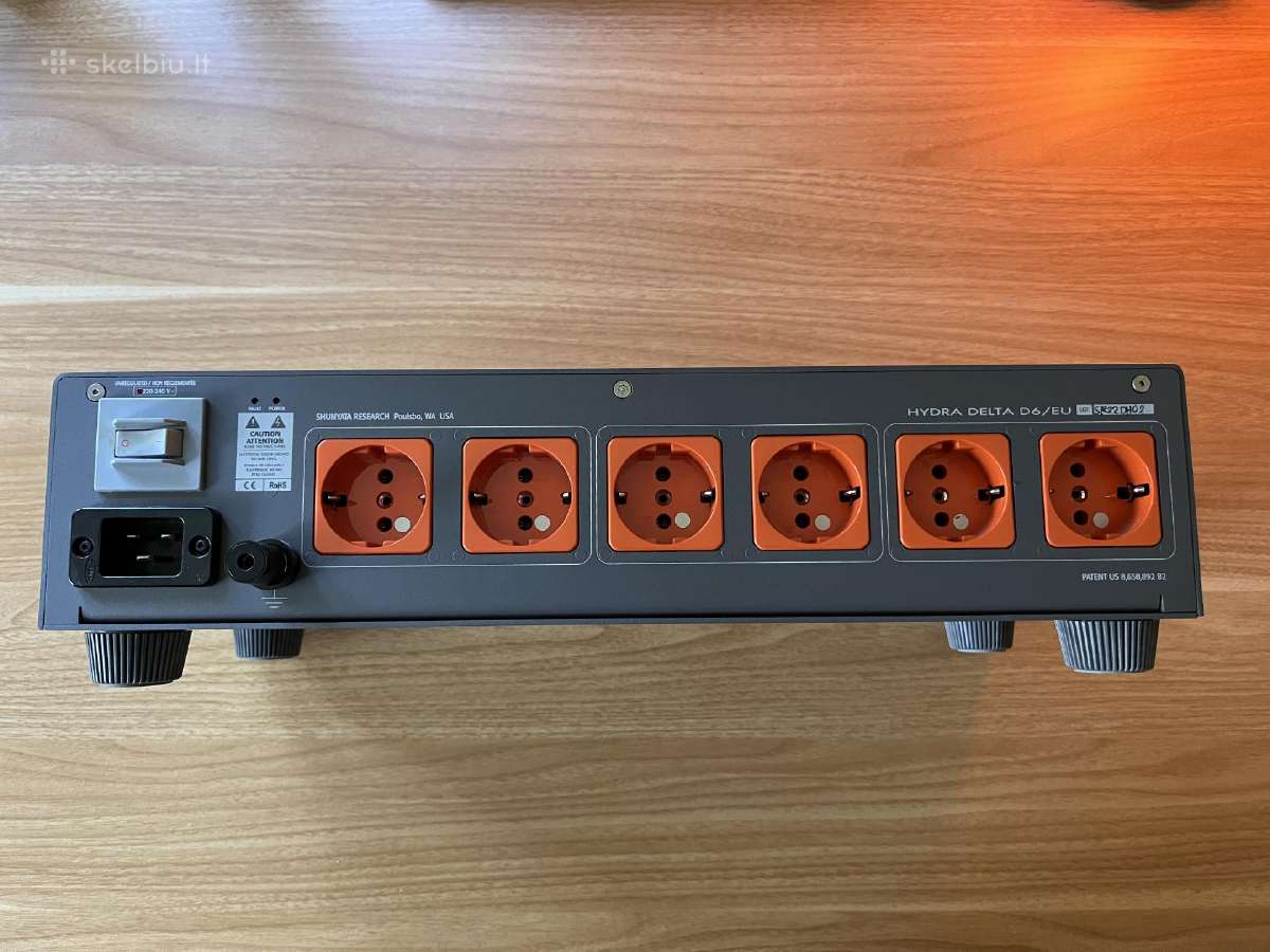 Hydra d6 shunyata tinklo filtras-power distributor - nuotraukos Nr. 3